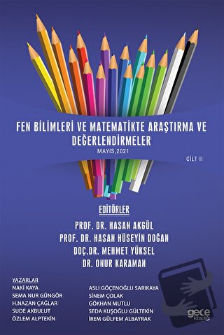 Fen Bilimleri ve Matematikte Araştırma ve Değerlendirmeler Cilt 2 - As