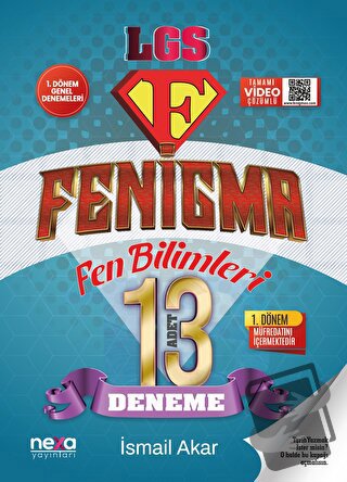 Fenigma Fen Bilimleri 1. Dönem Genel Denemeleri - İsmail Akar - Tılsım