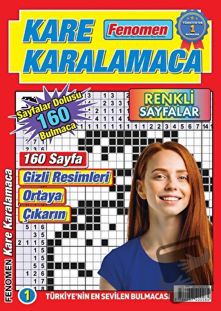 Fenomen Kare Karalamaca 1 - Kolektif - Maxi Yayıncılık - Fiyatı - Yoru