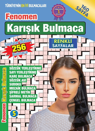 Fenomen Karışık Bulmaca 5 - Bertan Kodamanoğlu - Maxi Yayıncılık - Fiy