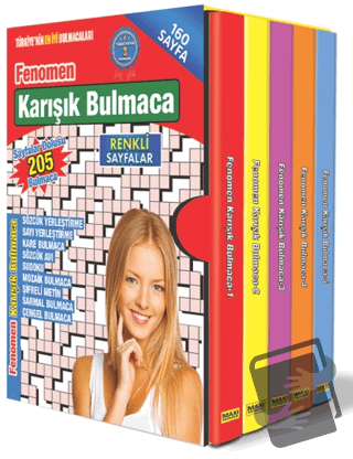 Fenomen Karışık Bulmaca Seti - 5 Kitap - Kolektif - Maxi Yayıncılık - 