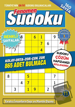 Fenomen Sudoku 11 - Bertan Kodamanoğlu - Maxi Yayıncılık - Fiyatı - Yo