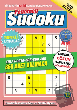 Fenomen Sudoku 12 - Bertan Kodamanoğlu - Maxi Yayıncılık - Fiyatı - Yo