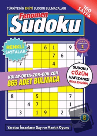 Fenomen Sudoku 8 - Kolektif - Maxi Yayıncılık - Fiyatı - Yorumları - S