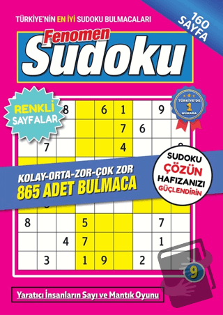 Fenomen Sudoku 9 - Kolektif - Maxi Yayıncılık - Fiyatı - Yorumları - S