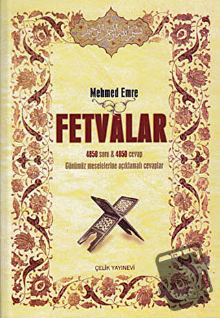 Fetvalar (Sorulu-Cevaplı) 2 Cilt Takım (2.Hamur) (Ciltli) - Mehmed Emr