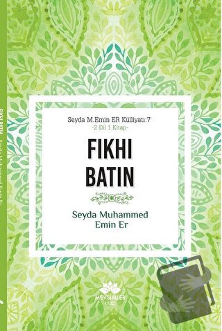 Fıkhı Batın - Seyda Muhammed Emin Er - Mevsimler Kitap - Fiyatı - Yoru