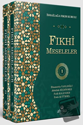 Fıkhi Meseleler (2 Cilt Takım) (Ciltli), Abdullah Hiçdönmez, Ahıska Ya