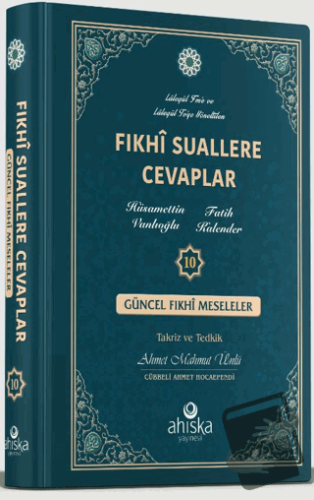 Fıkhi Suallere Cevaplar 10. Cilt (Ciltli) - Fatih Kalender - Ahıska Ya