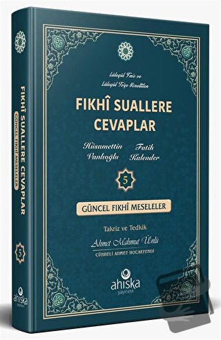 Fıkhi Suallere Cevaplar 5. Cilt (Ciltli), Hüsamettin Vanlıoğlu, Ahıska