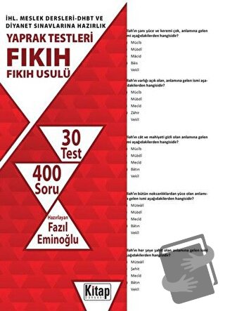 Fıkıh-Fıkıh Usulü - Kolektif - Kitap Dünyası Yayınları - Fiyatı - Yoru