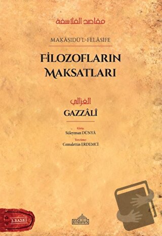 Filozofların Maksatları - İmam-ı Gazali - Endülüs Yayınları - Fiyatı -