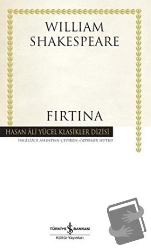 Fırtına (Ciltli) - William Shakespeare - İş Bankası Kültür Yayınları -