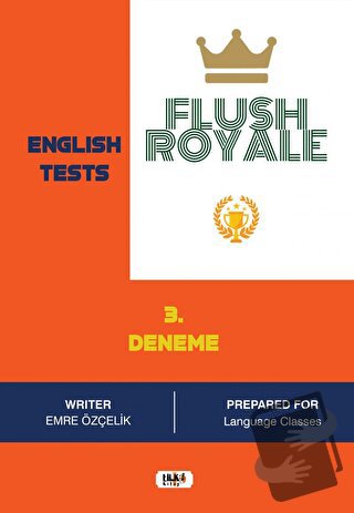 Flush Royale English Tests 3 - Emre Özçelik - Tilki Kitap - Fiyatı - Y