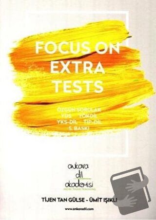 Focus On Extra Tests - Tijen Tan Gülse - Ankara Dil Akademisi - Fiyatı