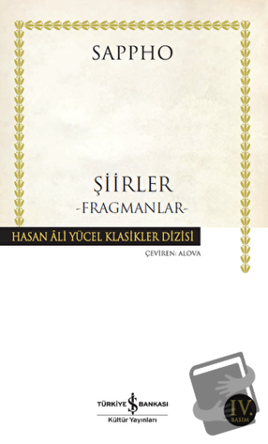 Fragmanlar - Sappho - İş Bankası Kültür Yayınları - Fiyatı - Yorumları