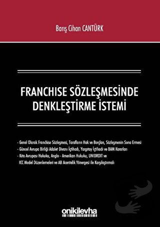 Franchise Sözleşmesinde Denkleştirme İstemi - Barış Cihan Cantürk - On