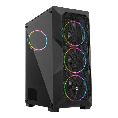 Frisby Fc-9425G Double Slim Gaming Kasa, Rgb Fan (500W) - - Frisby - F