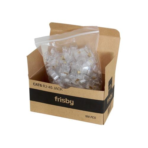 Frisby Fnw-Rj4520N Cat6 100Lü Rj45 Konnektör - - Frisby - Fiyatı - Yor