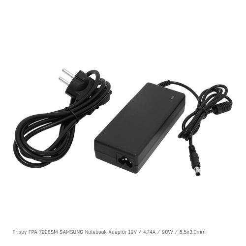 Frisby Fpa-7228Sm Notebook Adaptör (Samsung) 19V 4.74A (Uç Boyutu : 5.