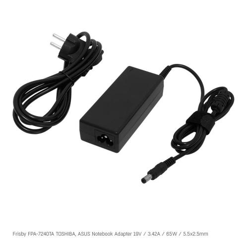 Frisby Fpa-7240Ta Notebook Adaptör (Toshiba, Asus) 19V 3.42A (Uç Boyut