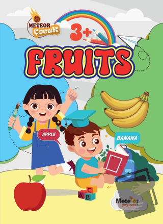 Fruits Türkçe-İngilizce Boyama Kitabı - Kolektif - Meteor Yayınevi - F