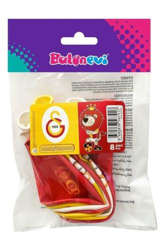 Balonevi Balon 4+1 Galatasaray Baskılı 12" 8 Li - - Balonevi - Fiyatı 