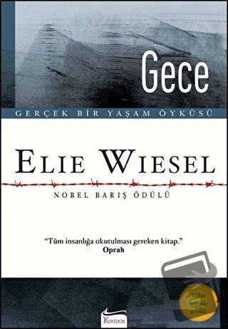 Gece - Elie Wiesel - Koridor Yayıncılık - Fiyatı - Yorumları - Satın A