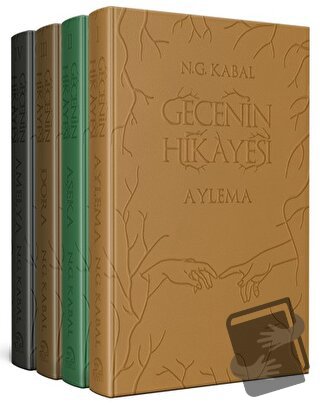 Gecenin Hikayesi (4 Kitap - Deri Cilt) (Ciltli) - N. G. Kabal - Martı 