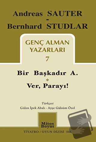 Genç Alman Yazarları 7 - Andreas Sauter - Mitos Boyut Yayınları - Fiya