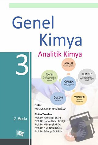 Genel Kimya 3 Analitik Kimya - Fatma Nil Ertaş - Anı Yayıncılık - Fiya