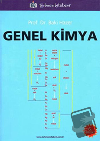 Genel Kimya - Baki Hazer - Türkmen Kitabevi - Fiyatı - Yorumları - Sat