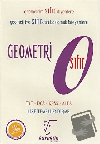 Geometri Sıfır TYT DGS KPSS ALES - Kolektif - Karekök Yayıncılık - Fiy