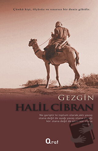 Gezgin - Halil Cibran - Araf Yayınları - Fiyatı - Yorumları - Satın Al