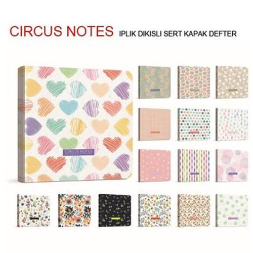 Gıpta Cırcus Notes İp.dk.sert Kapak Defter 15X15 120 Yp Ç.siz-St - - G