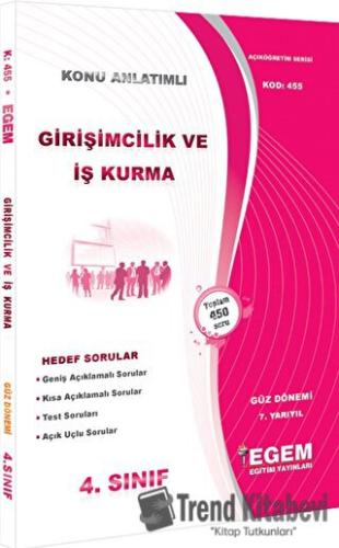 Girişimcilik ve İş Kurma Konu Anlatımlı Hedef Sorular 4. Sınıf Güz Dön