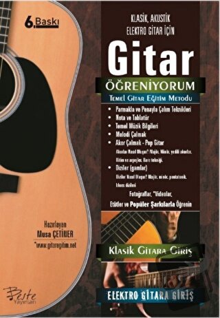 Gitar Öğreniyorum - Temel Gitar Eğitim Metodu - Musa Çetiner - Beste Y