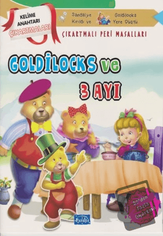 Goldilocks ve Üç Ayı - Çıkartmalı Peri Masalları - Kolektif - Parıltı 