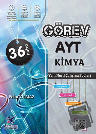 Görev AYT Kimya Yeni Nesil Çalışma Föyleri Armada Yayınevi - Pelin Yıl