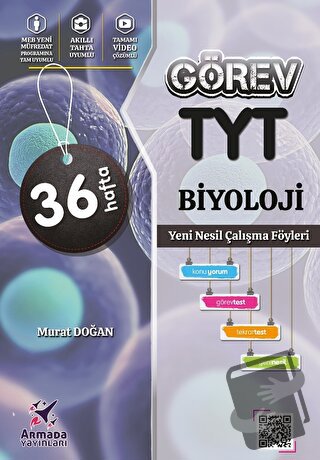 Görev TYT Biyoloji Yeni Nesil Çalışma Föyleri - Murat Doğan - Armada Y