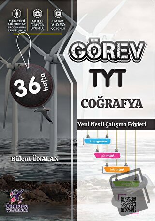 Görev TYT Coğrafya Yeni Nesil Çalışma Föyleri - Bülent Ünalan - Armada