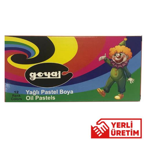 Goyal Pastel Boya Karton 12 Renk Köşeli Ptl-112 - - Goyal - Fiyatı - Y