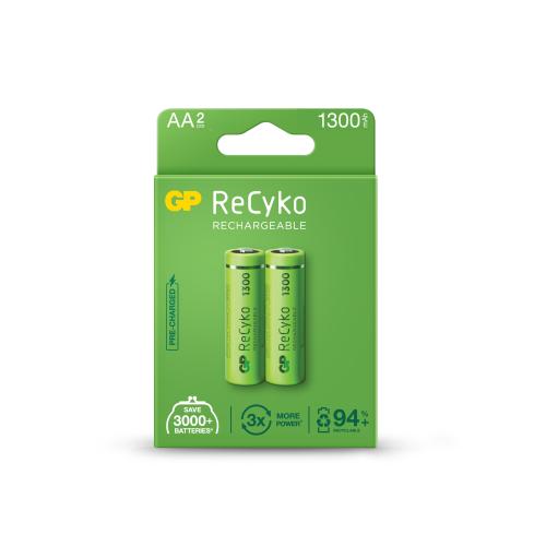 Gp Aa 1300 Mah Şarjlı Kalem Pil 2'Li Paket Gp130Aahcemtr-2Gb - - Gp - 