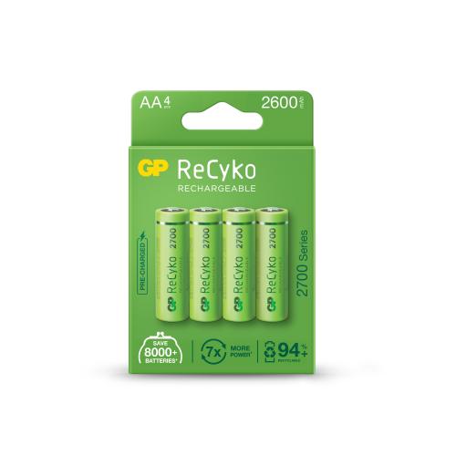 Gp Aa 2600 Mah Şarjlı Kalem Pil 4'Lü Paket Gp270Aahcemtr - - Gp - Fiya