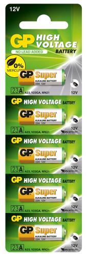 Gp Gp23A-C5 23A 12V Alkalin Spesifik 5'Li Paket Pil Kumanda - - Gp - F