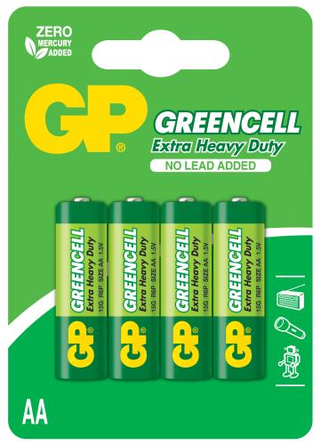 Gp Greencel R6 Aa Boy Çinko Kalem Pil 4'Lü Paket Gp15G-U4 - - Gp - Fiy