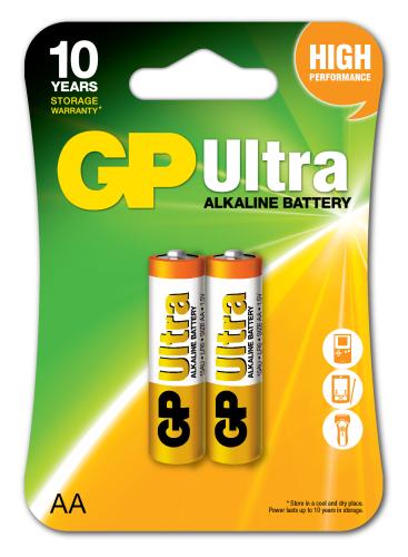 Gp Lr6 Aa Boy Ultra Alkalin Kalem Pil 2'Li Paket Gp15Au-U2 - - Gp - Fi