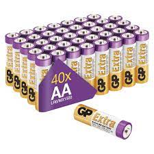 Gp R6 Aa Boy Extra Alkalin Kalem Pil 40Lı Paket Gp15Axet-2Euecs40 - - 