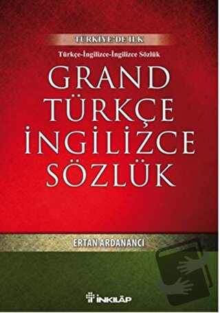 Grand Türkçe İngilizce Sözlük - Ertan Ardanancı - İnkılap Kitabevi - F