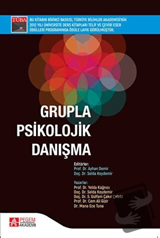 Grupla Psikolojik Danışma - Cem Ali Gizir - Pegem Akademi Yayıncılık -